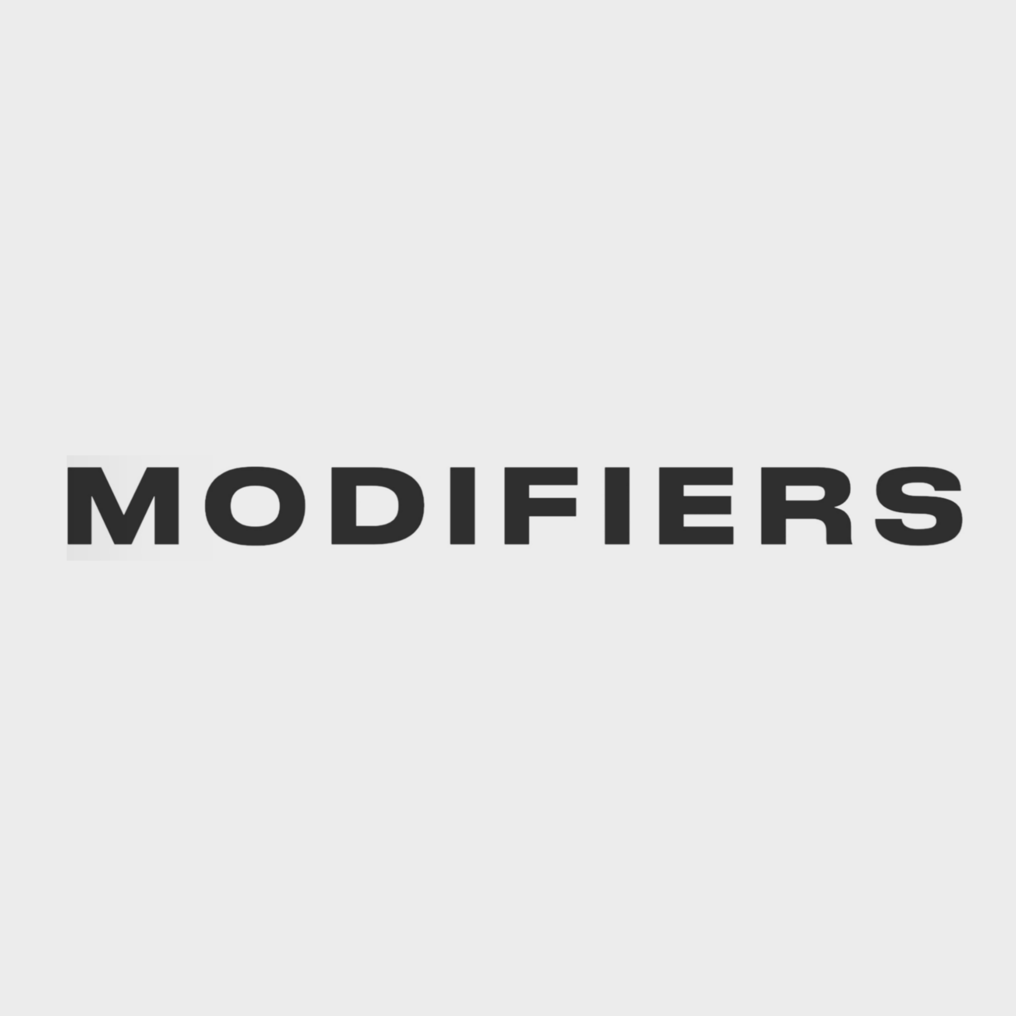 Modifiers